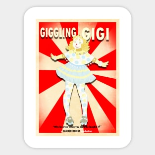 Giggling Gigi Sticker